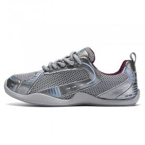 Износостойкие дышащие низкие кроссовки для детей и подростков Kung Fu partners, серый/синий