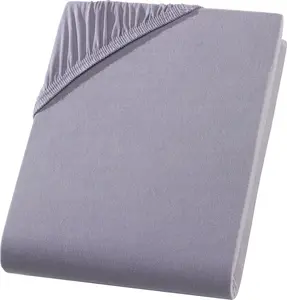 Простыня на резинке 180x200 см - 200x220 см - Серый - Джерси Водяная кровать с пружинным блоком, размер Oversize Müskaan