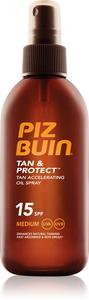 Солнцезащитное масло Tan & Protect, ускоряющее загар, SPF 15 Piz Buin, 150 мл