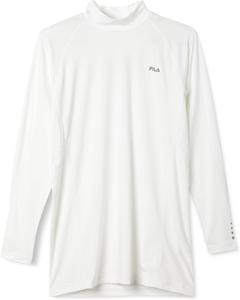 Мужское спортивное нижнее белье FILA Amphibious, с длинным рукавом, высоким воротником, компрессионная футболка, защита от УФ-излучения, быстросохнущая, 445111K