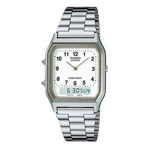 Часы CASIO Male YOUTH Japan / South Korea Fashion Mens White Analog/Digital Combo, белый