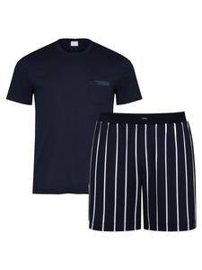Короткая пижама Mey Valsted, темно-синий