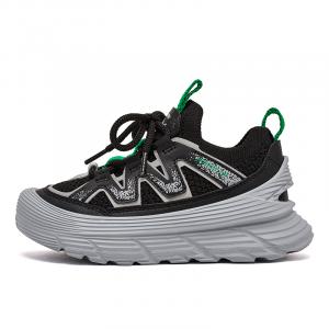 Кроссовки для бега с низким верхом и противоскользящей амортизацией Rebound для детей HOBIBEAR, черный