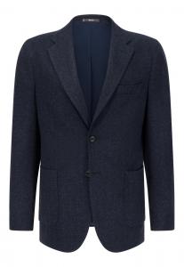 Приталенный пиджак Boggi Milano, темно-синий