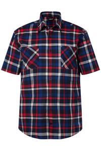 Клетчатая рубашка Men Plus Comfort fit Button Up Shirt, черный