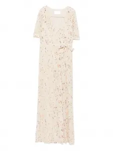 Платье-макси с принтом-оберткой Kris Ba&Sh, нейтральный