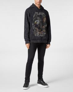 Толстовка с капюшоном PHILIPP PLEIN, черный