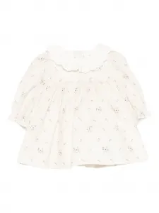 Платье с оборками и цветочным принтом Patachou, нейтральный