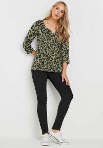 Футболка с длинным рукавом LEOPARD HENLEY Long Tall Sally, зеленый