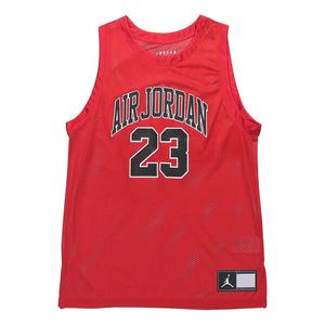 Майка Air Jordan DNA Distorted Flying Men's Basketball Mesh Training Vest, красный
