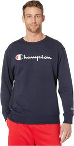 Толстовка Champion Powerblend Graphic Crew, темно-синий
