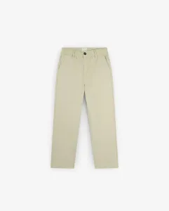 Детские чиносы с застежкой на пуговицу и молнию, с логотипом Scalpers, светло-бежевый