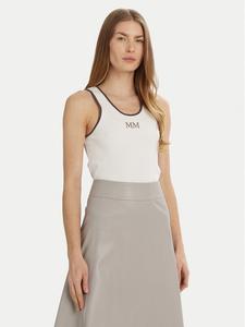 Топ облегающего кроя Sax 2516941027 Max Mara Leisure, белый