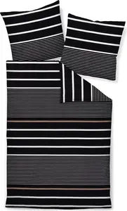 Комплект постельного белья Janine Design Mako-Satin 87105 JD Цвет: черный нуга Размер: 155x200+80x80 Original Janine