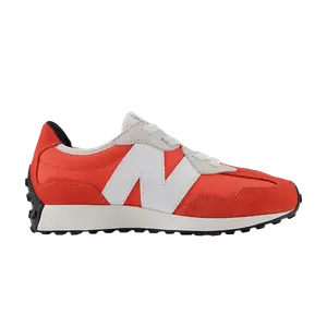 Кроссовки 327 Bungee Lace Little Kid Wide 'Red White', красный