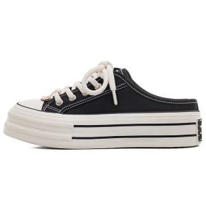 Кеды женские низкие черные Warrior