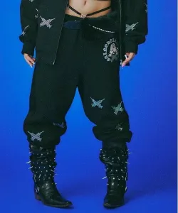 Блестящие брюки-шприцы GALFY (мужские) Select Brands, цвет Black