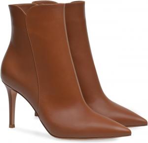 Женские сексуальные ботильоны на высоком каблуке с заостренным носком, стильные короткие ботинки с боковой молнией, классические удобные ботинки для платья на осень и зиму, для работы и вечеринок Generic, Brown