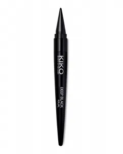 Карандаш-кайал с мягкой и пластичной текстурой Deep Black Kajal Kiko Milano