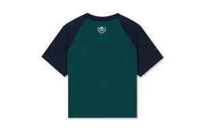 Футболка женская Regular Casual Versatile с коротким рукавом и круглым вырезом True Fit Kappa, белый wine желтый-2350