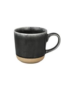 Керамическая кружка с ручкой, покрытая черной глазурью Krasilnikoff