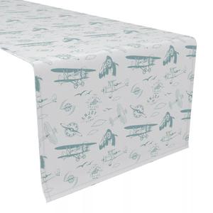 Дорожка для стола, 100 % хлопок, 16x108 дюймов, Vintage Aviation