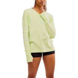 Женская футболка с длинными рукавами All Star Layer Free People, Lightning Lime