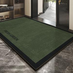 Budis Ковер 100х140 см для прихожей, мох зеленый, не скользит, грязеотталкивающий, износостойкий, с низким ворсом