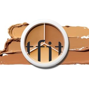 Палитра консилеров Cover Up Pro Concealer 3-в-1 с полным покрытием и коррекцией цвета Tfit