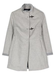 Fay дафлкот с воротником-воронкой, серый