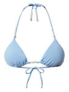 Треугольный верх бикини TWINSET, синий