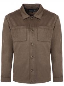 Куртка 8667 Куртка-рубашка коричневого цвета CARISMA