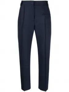 Укороченные брюки с завышенной талией Fabiana Filippi, синий