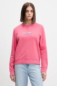 Хлопковая толстовка Guess Jeans, розовый