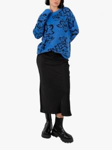 Джемпер с цветочным жаккардом Lovedrobe, Blue
