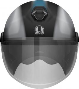 Шлем AGV eteres levanto jet, Black/Silver