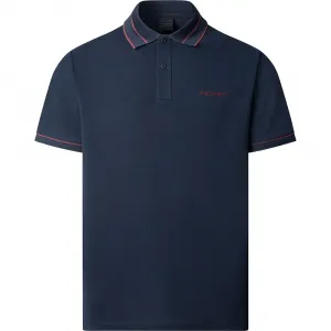 Поло с коротким рукавом Hackett Manor Tipped, синий