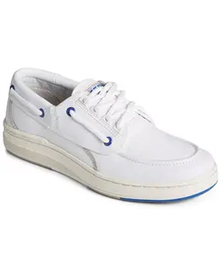 Мужские кожаные лодочные туфли US12 Boat Sperry, белый