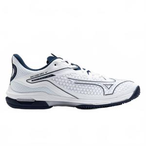 MIZUNO Мужские беговые кроссовки Wave Exceed Tour 6 Ac белого/голубого цвета