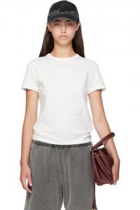 Acne Studios Белая футболка с логотипом