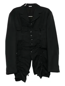 Куртка с драпировкой Comme des Garçons Homme Plus, черный