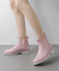 Короткие резиновые сапоги с боковой вставкой Aimoha - Select -, цвет Pink