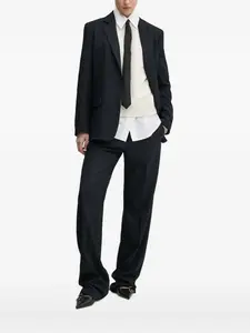 Пиджак в тонкую полоску HUGO, черный