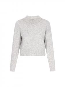 DreiMaster Женский свитер светло-серого меланжевого цвета