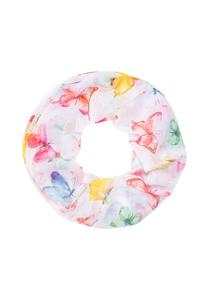 Шарф-Петля emily light loop с акварельным рисунком бабочки мягкий и тонкий Seasons Of April, мультиколор