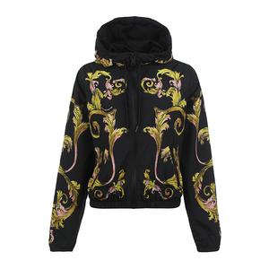 VERSACE JEANS COUTURE Куртка с принтом барокко, Black