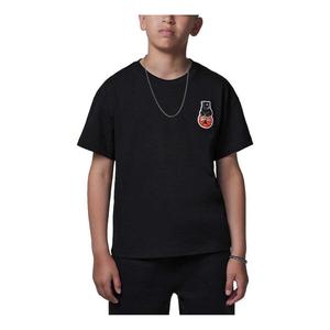 Футболка с графическим принтом улиц Air Jordan, черный