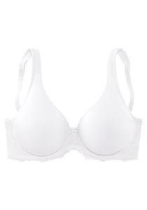 Бюстгальтер-футболка LASCANA, белый