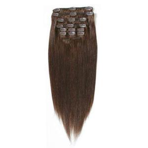 Накладные волосы fashiongirl clip-in extensions #60 platinblond - 65 cm Fashiongirl, #4 schokoladenbraun - 40 cm, количество 1 шт.