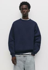 Толстовка PULL&BEAR ROUND NECK, Dark Blue